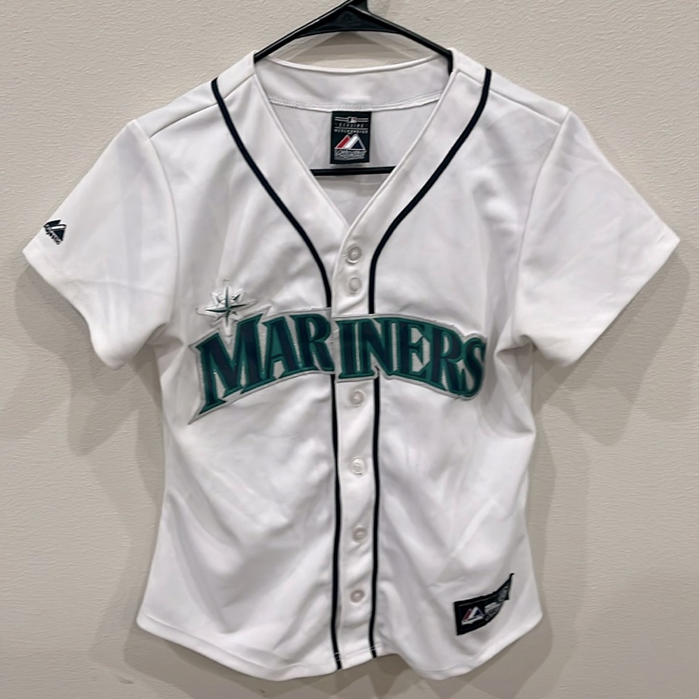 Women’s Seattle mariners button up jersey